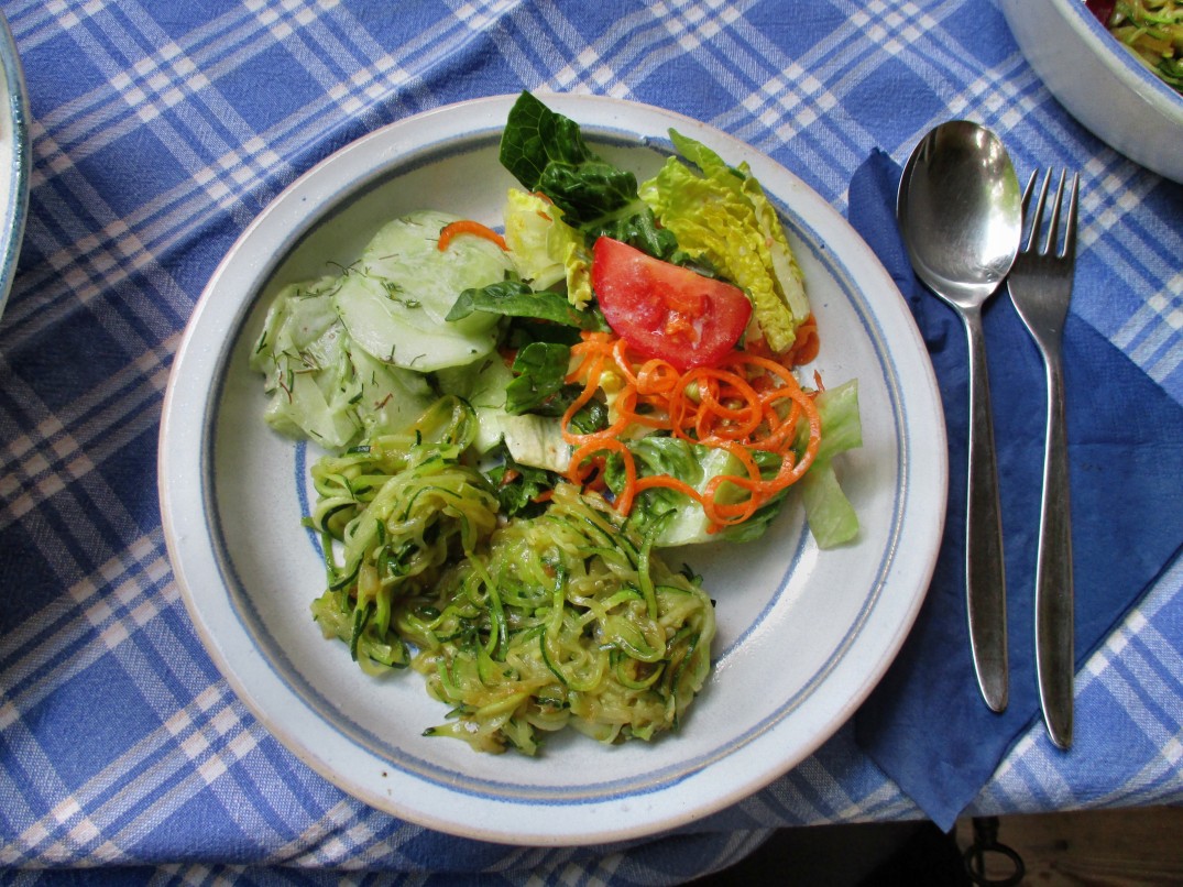 Zucchinispagetthi,Salate-30.6.15   (10)
