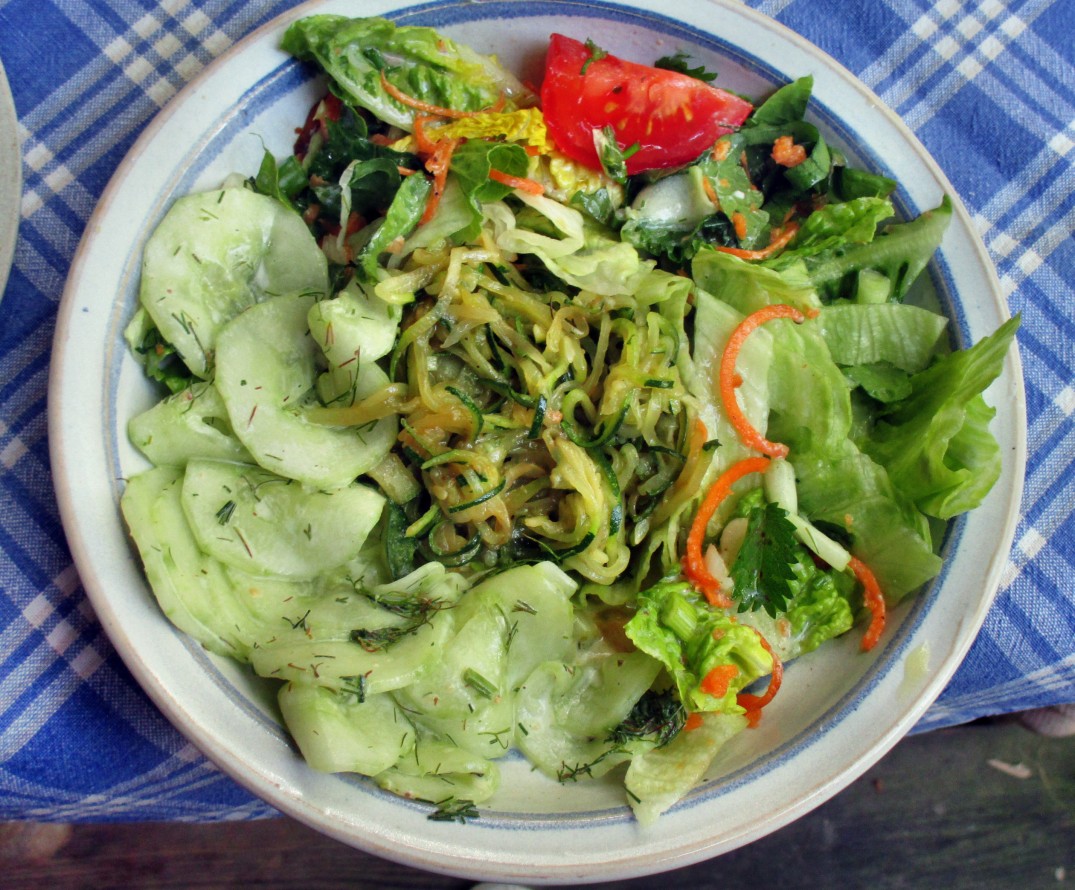 Zucchinispagetthi,Salate-30.6.15   (14)